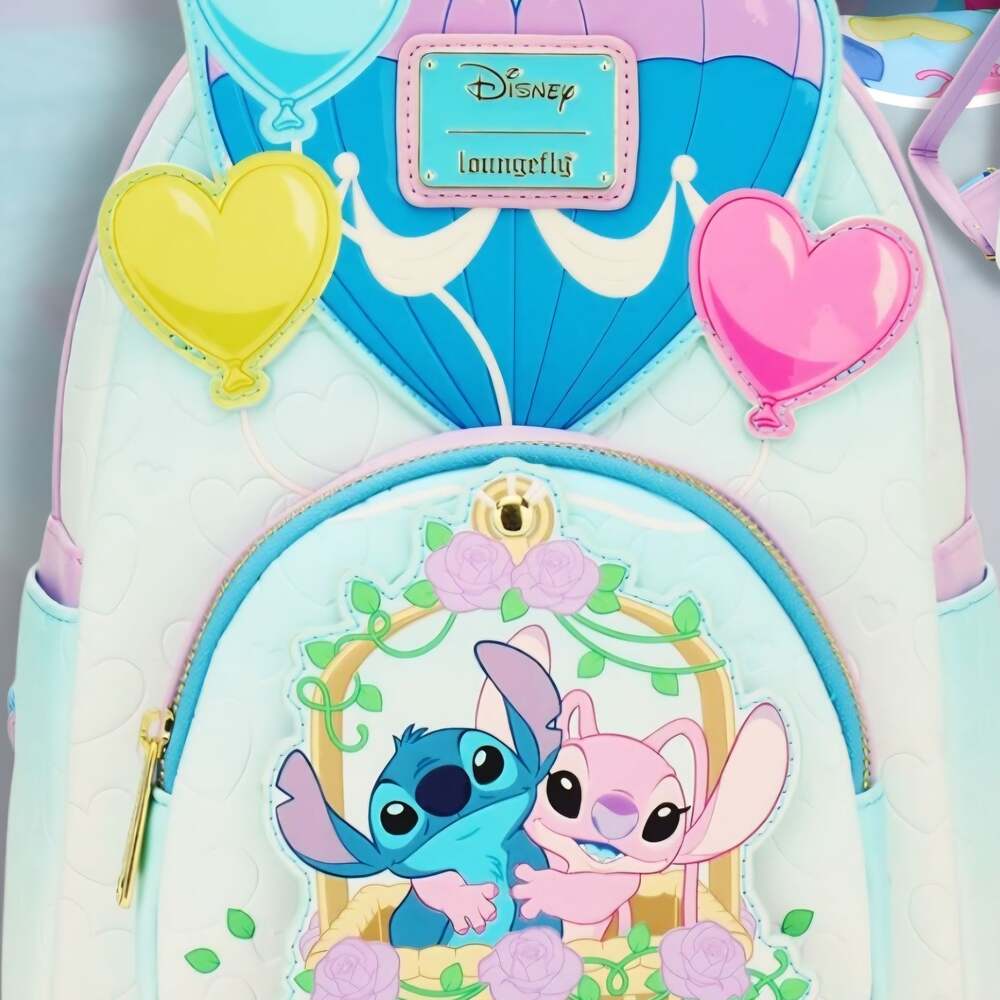 Loungefly Disney Lilo & Stitch Angel & Stitch Hot Air Balloon Mini Bkpk-Exclusiv